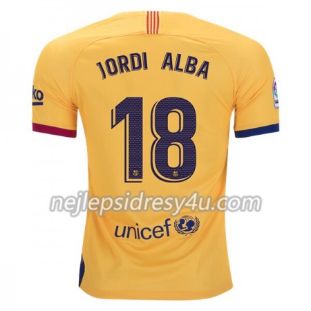 Fotbalové dres FC Barcelona Jordi Alba 18 Venkovní 2019/20